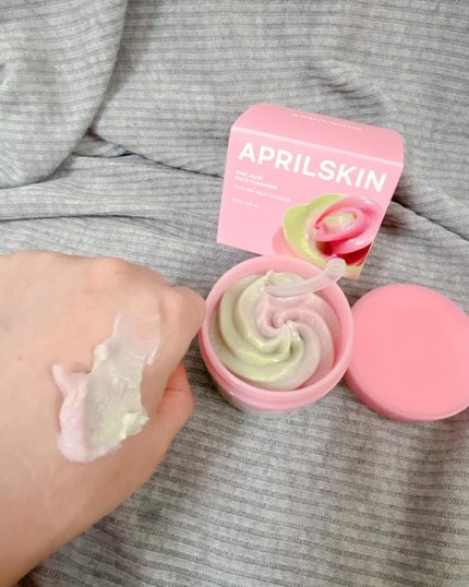 ピンクアロエメレンゲクレンザー/APRILSKIN/その他洗顔料を使ったクチコミ(6枚目)