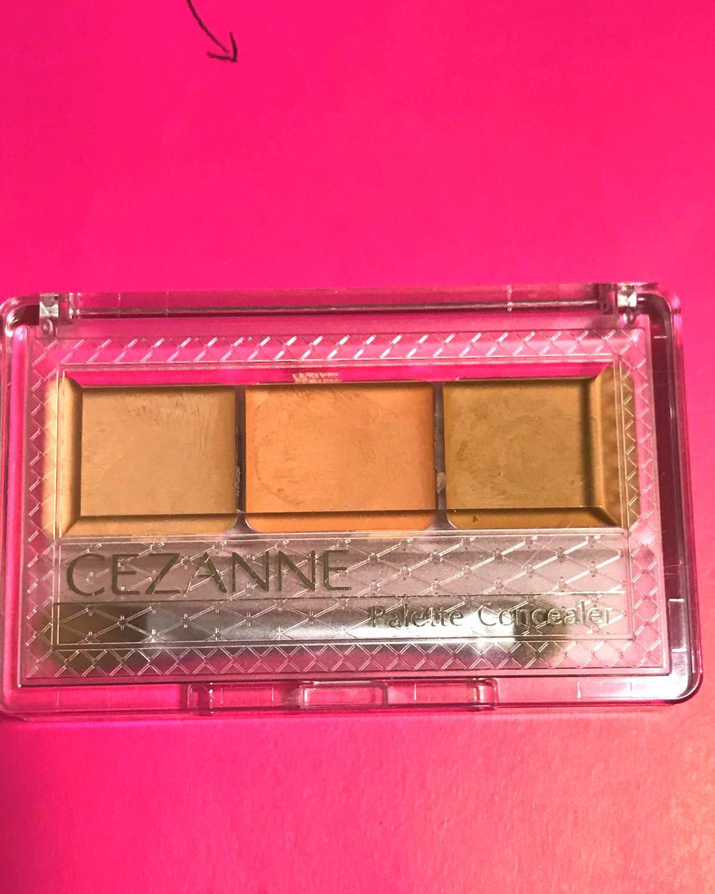 パレットコンシーラー/CEZANNE/パレットコンシーラーを使ったクチコミ(1枚目)