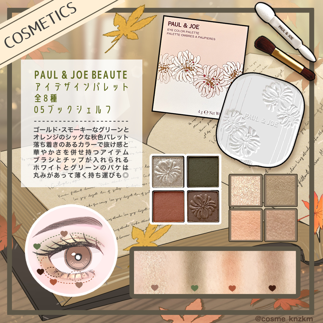 ポール ＆ ジョー アイデザイン パレット/PAUL & JOE BEAUTE/アイシャドウパレットを使ったクチコミ（2枚目）