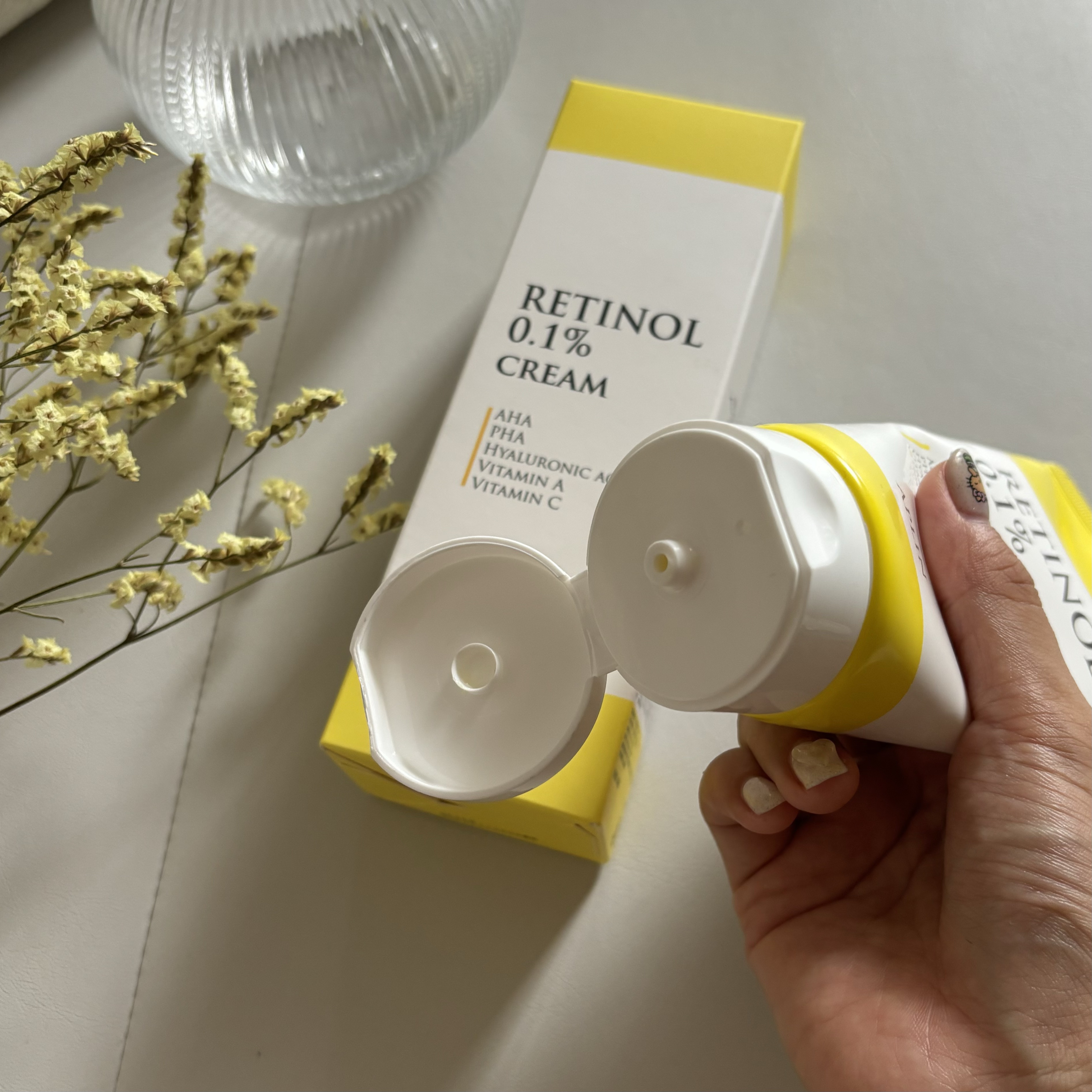 レチノール0.1クリーム/APLIN/フェイスクリームを使ったクチコミ（2枚目）