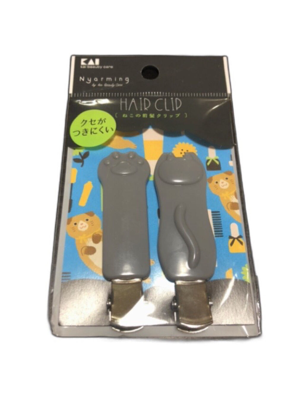 Nyarming　ねこの前髪クリップ/貝印/ヘアアクセサリーを使ったクチコミ（1枚目）