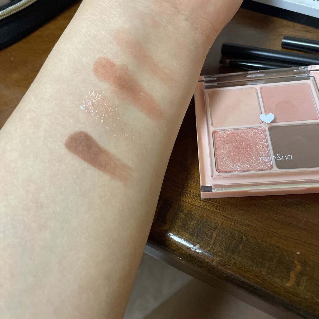 ベターザンアイズ/rom&nd/アイシャドウパレットを使ったクチコミ（3枚目）