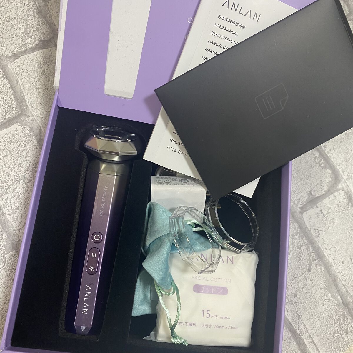 RF温冷美顔器/ANLAN/美顔器・マッサージを使ったクチコミ（1枚目）