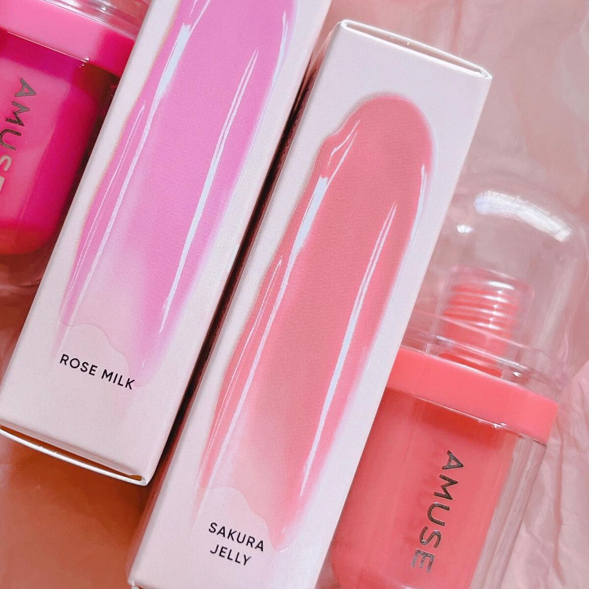 ジェルフィットティント/AMUSE/リップティントを使ったクチコミ(7枚目)