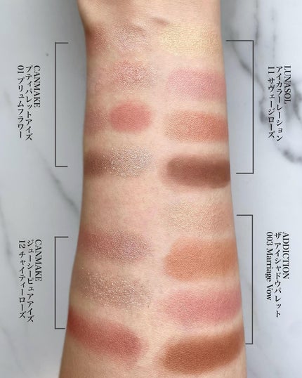 ジューシーピュアアイズ/キャンメイク/アイシャドウパレットを使ったクチコミ(6枚目)