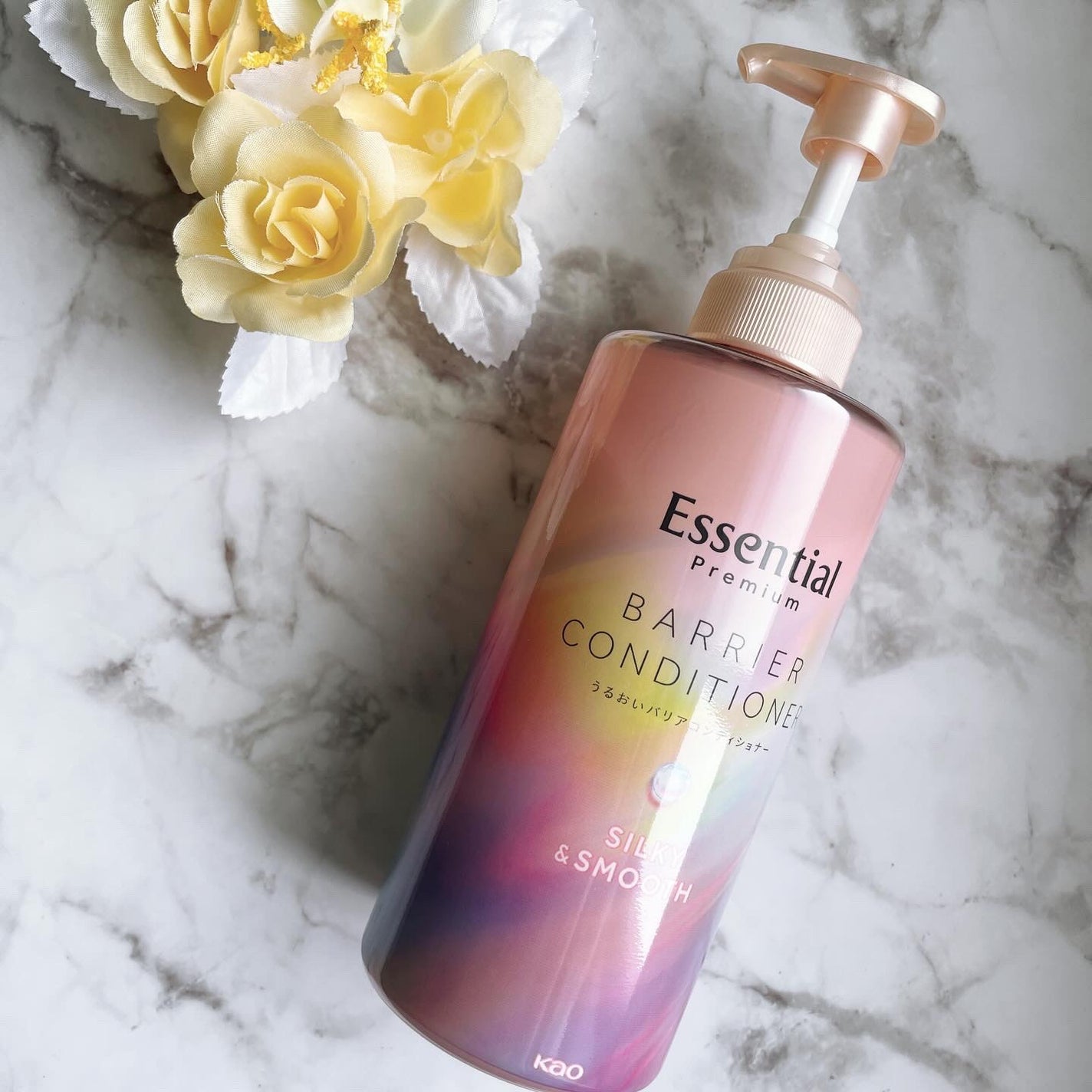 エッセンシャルプレミアム バリアシャンプー・コンディショナー シルキー&スムース/エッセンシャル/市販シャンプーを使ったクチコミ(5枚目)