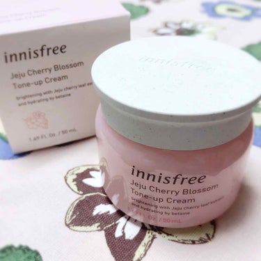 チェジュ チェリーブロッサム トーンアップクリーム/innisfree/化粧下地を使ったクチコミ（1枚目）