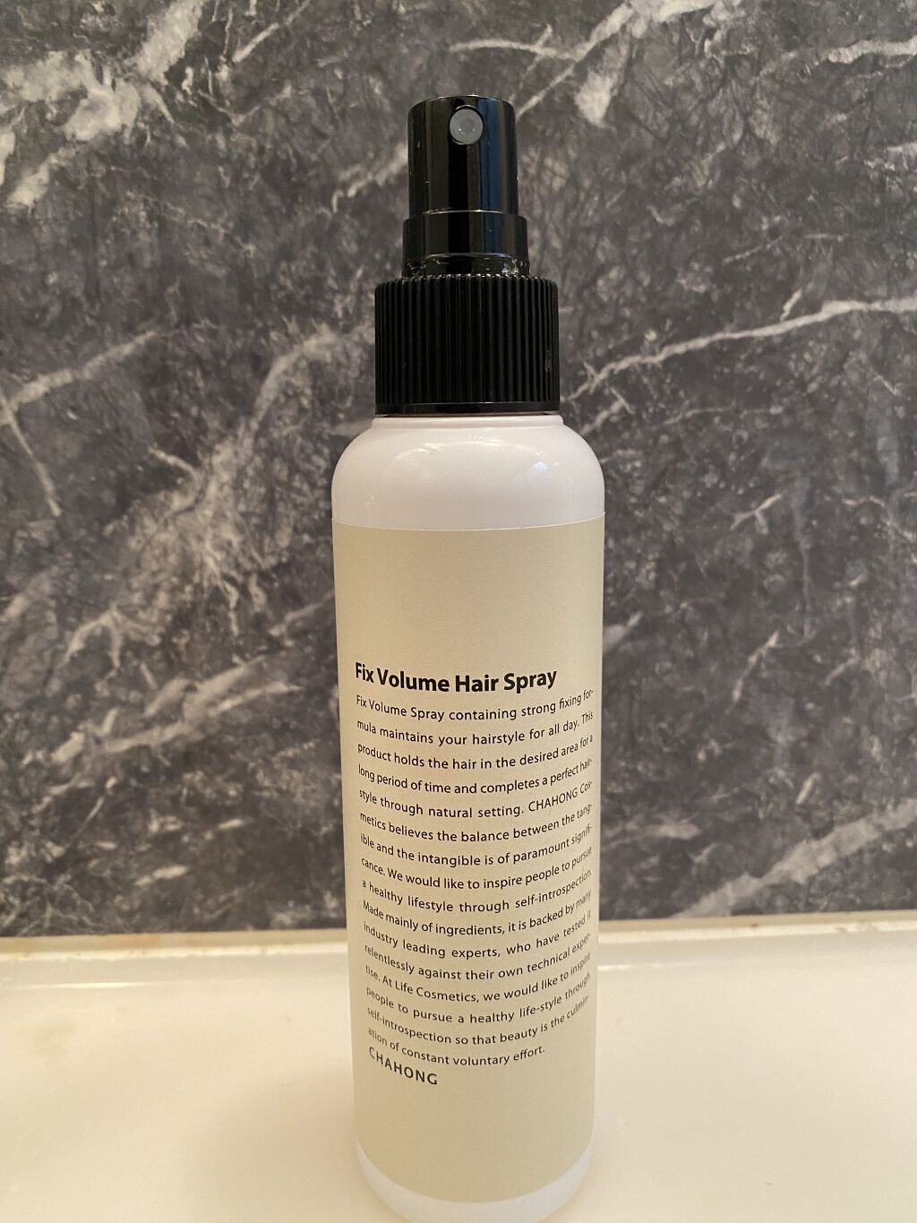 フィックスボリュームヘアスプレー/CHAHONG/ヘアスプレーを使ったクチコミ（3枚目）