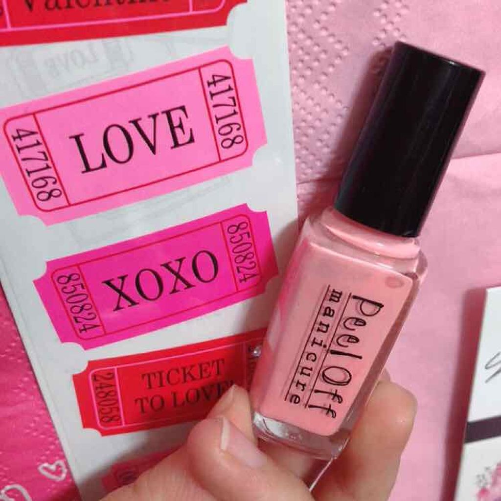 ピールオフマニキュア/キャンドゥ/マニキュアを使ったクチコミ(1枚目)