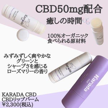 CBDリップバーム/KARADA CBD/リップケア・リップクリームを使ったクチコミ（2枚目）