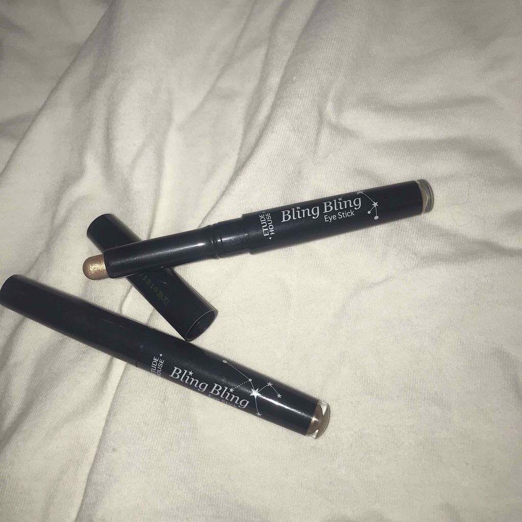 キラキラ アイシャドウ/ETUDE/スティックアイシャドウを使ったクチコミ(1枚目)