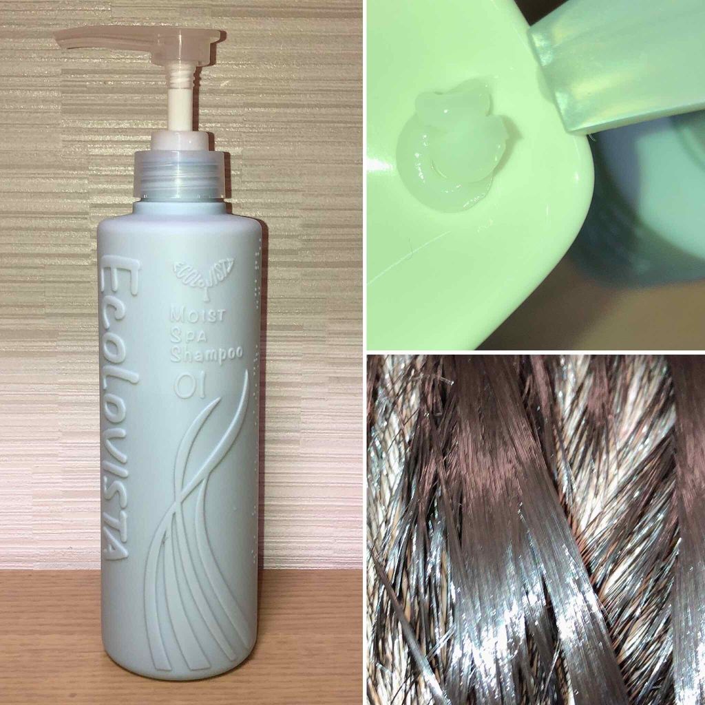シャンプー(モイスト スパ) ／ヘアトリートメント(モイスト スパ)/ECOLOVISTA（エコロヴィスタ）/市販シャンプーを使ったクチコミ（1枚目）