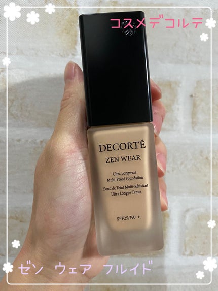 ゼン ウェア フルイド/DECORTÉ/リキッドファンデーションを使ったクチコミ(1枚目)