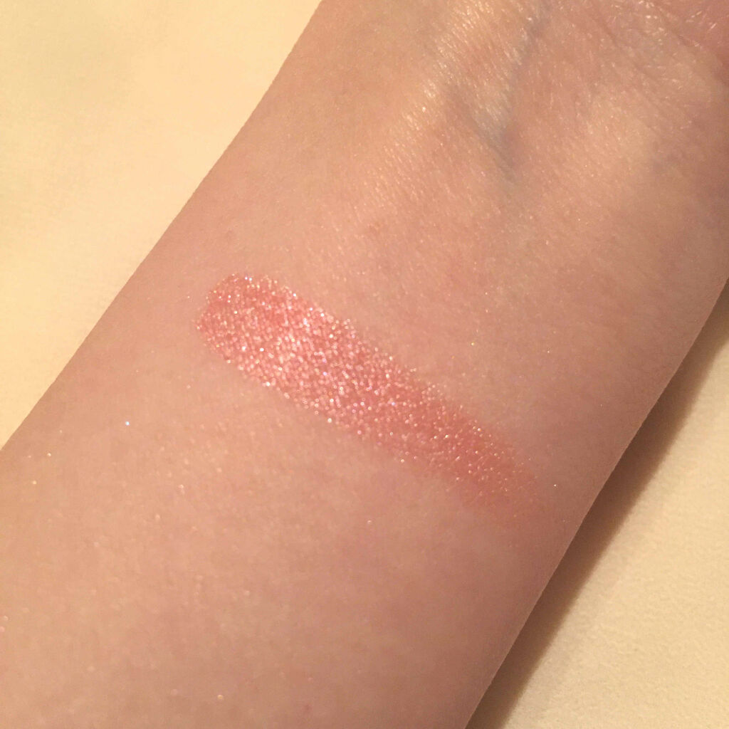 UR GLAM　EYE & CHEEK COLOR コーラルピンク/U R GLAM/単色アイシャドウを使ったクチコミ（3枚目）