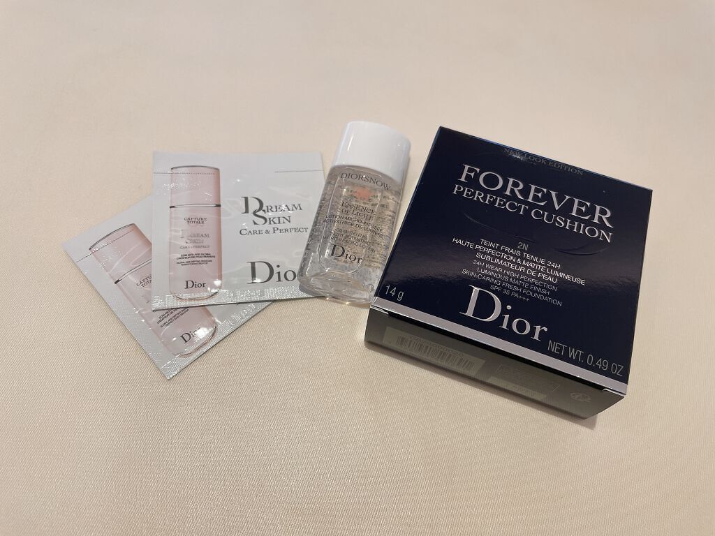【旧】ディオールスキン フォーエヴァー クッション 2N ニュートラル <ニュー ルック エディション>（生産終了）/Dior/クッションファンデーションを使ったクチコミ（2枚目）