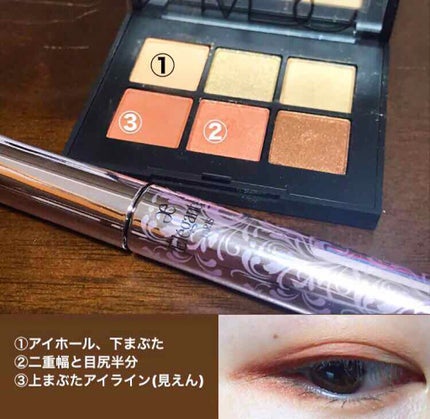 ヴォワヤジュールアイシャドウパレット/NARS/アイシャドウパレットを使ったクチコミ(4枚目)