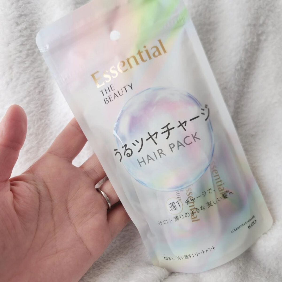 ザビューティ うるツヤチャージヘアパック/エッセンシャル/ヘアマスク・ヘアパックを使ったクチコミ(1枚目)