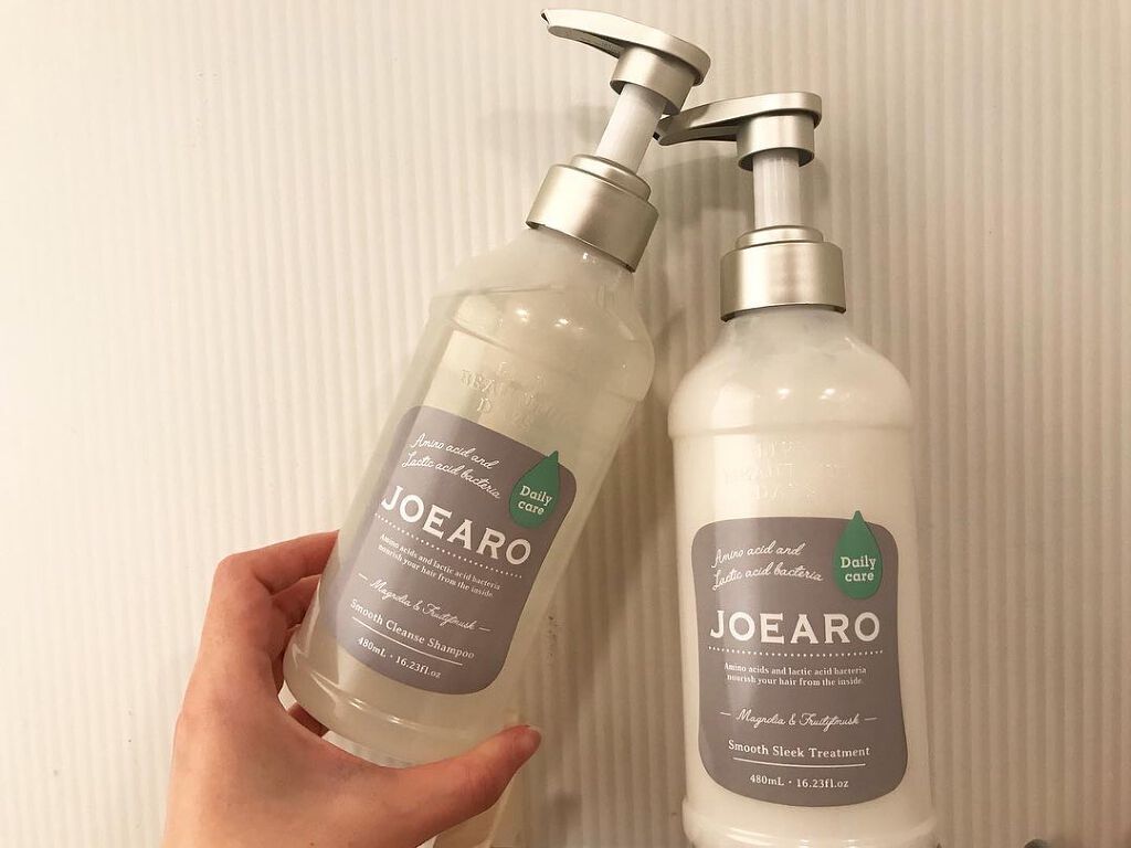スムースクレンズシャンプー／スムーススリークトリートメント/JOEARO/市販シャンプーを使ったクチコミ（1枚目）