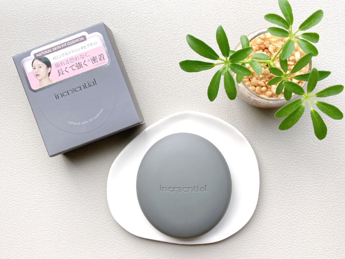 ナチュラルスキンフィットクッション/inersential/クッションファンデーションを使ったクチコミ（1枚目）