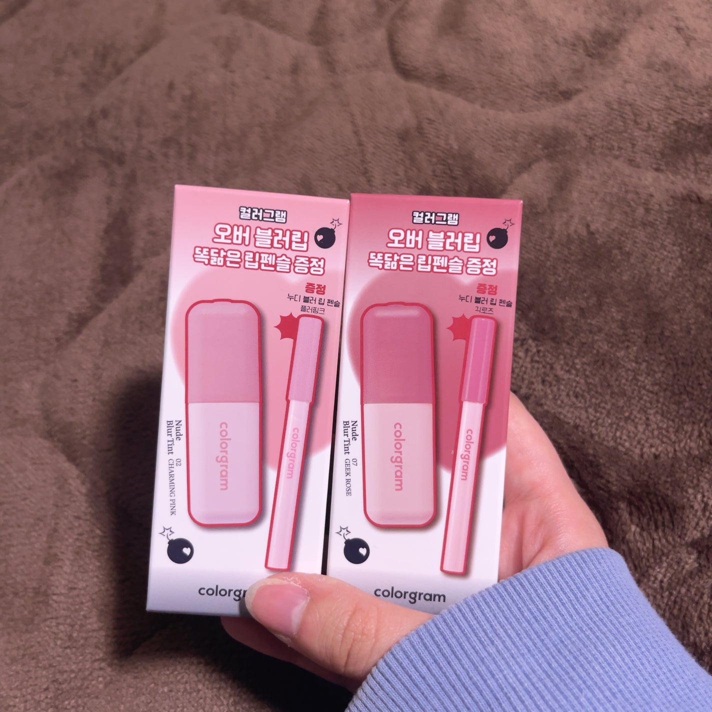 ヌーディーブラーティント/Colorgram/リップティントを使ったクチコミ(3枚目)
