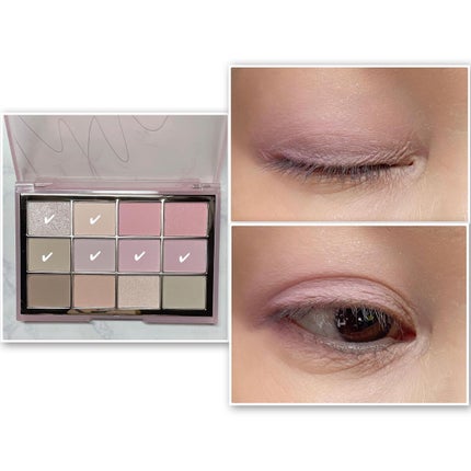 ソフトブラーリングアイパレット/wakemake/アイシャドウパレットを使ったクチコミ(10枚目)