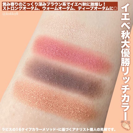 グラデーション アイシャドウ/ちふれ/アイシャドウパレットを使ったクチコミ(3枚目)