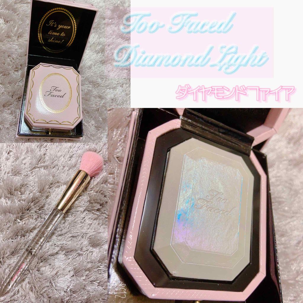 ダイヤモンドライト ハイライター ブラシ/Too Faced/メイクブラシを使ったクチコミ(3枚目)