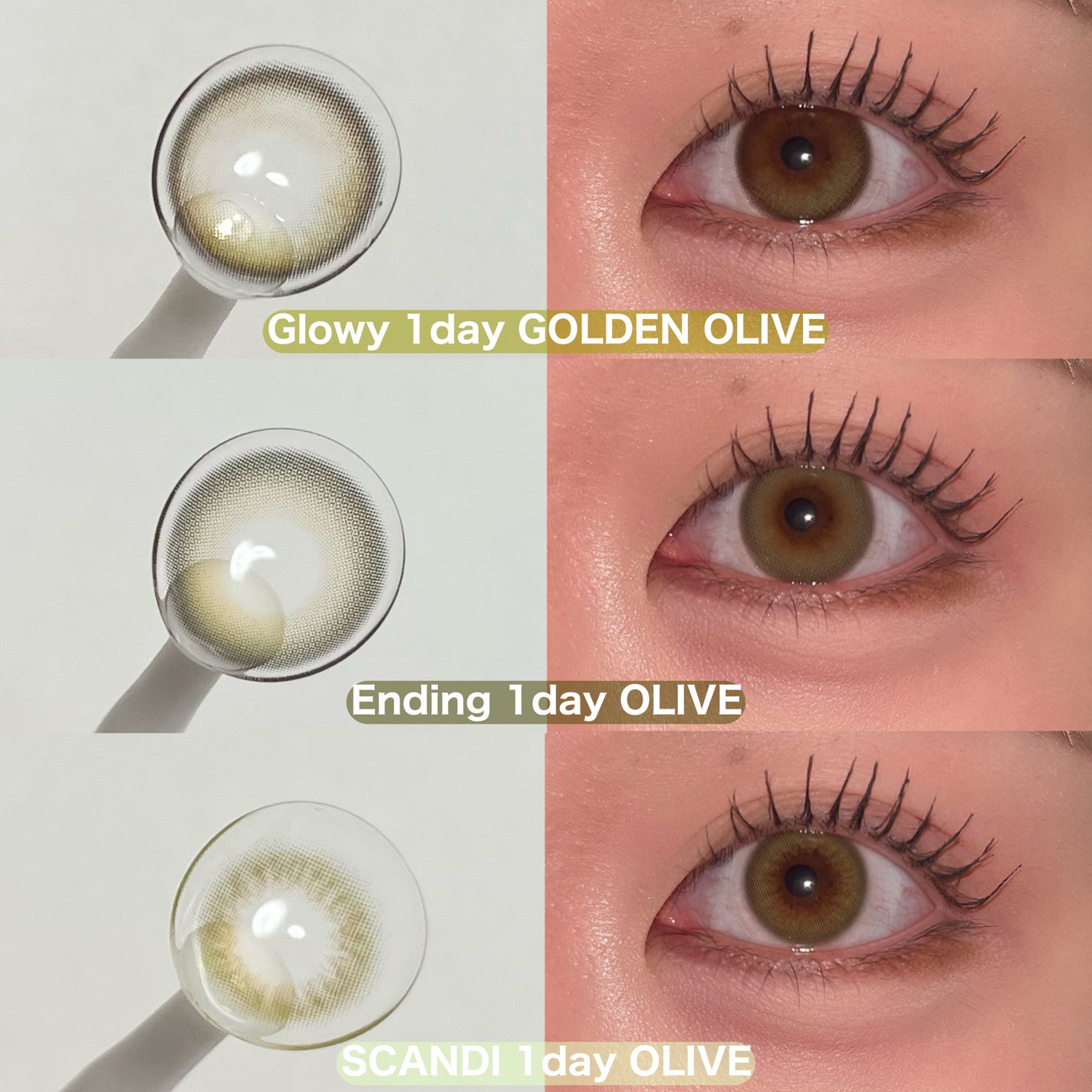 Glowy 1day/OLENS/ワンデー(1DAY)カラコンを使ったクチコミ(2枚目)