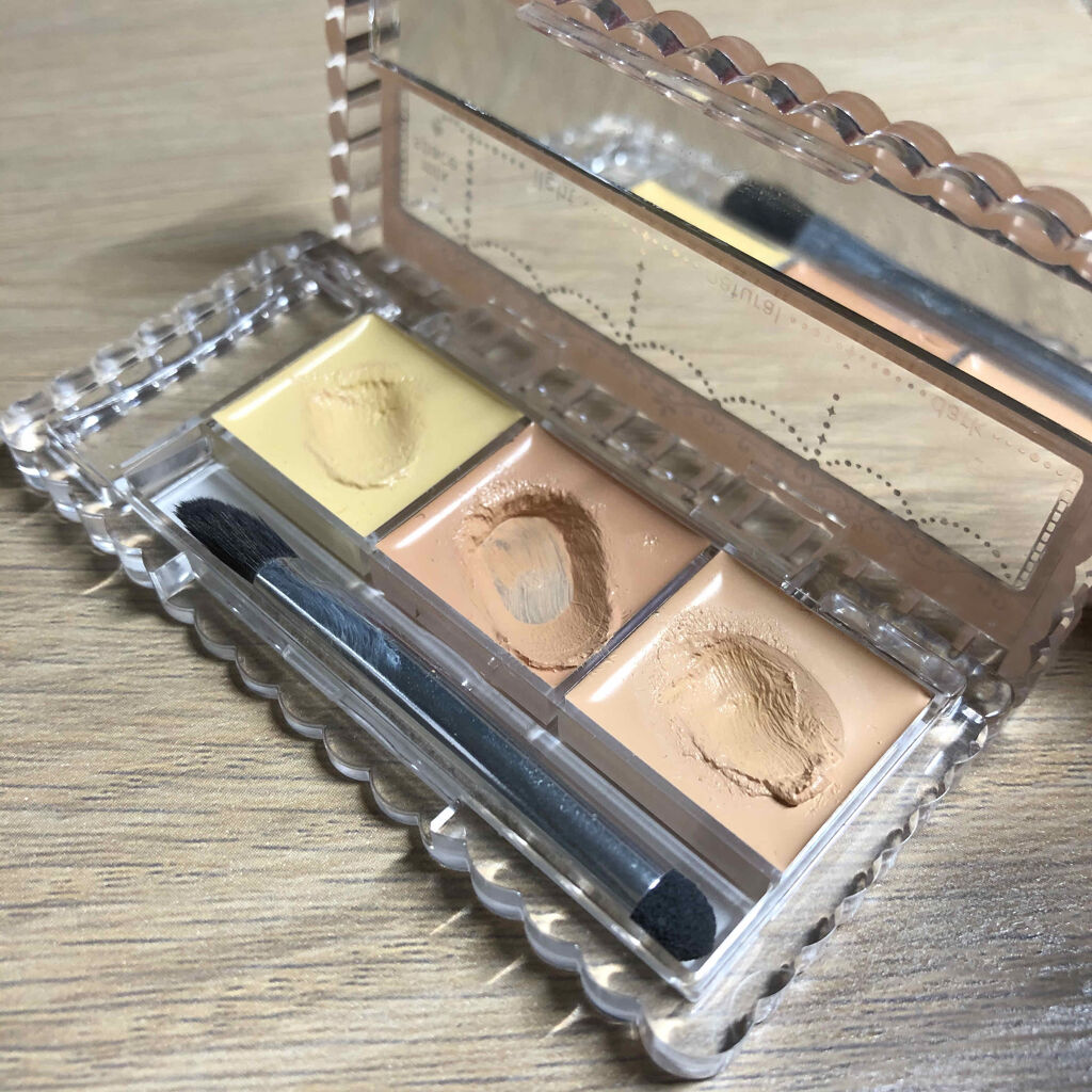 カラーミキシングコンシーラー/キャンメイク/パレットコンシーラーを使ったクチコミ（2枚目）