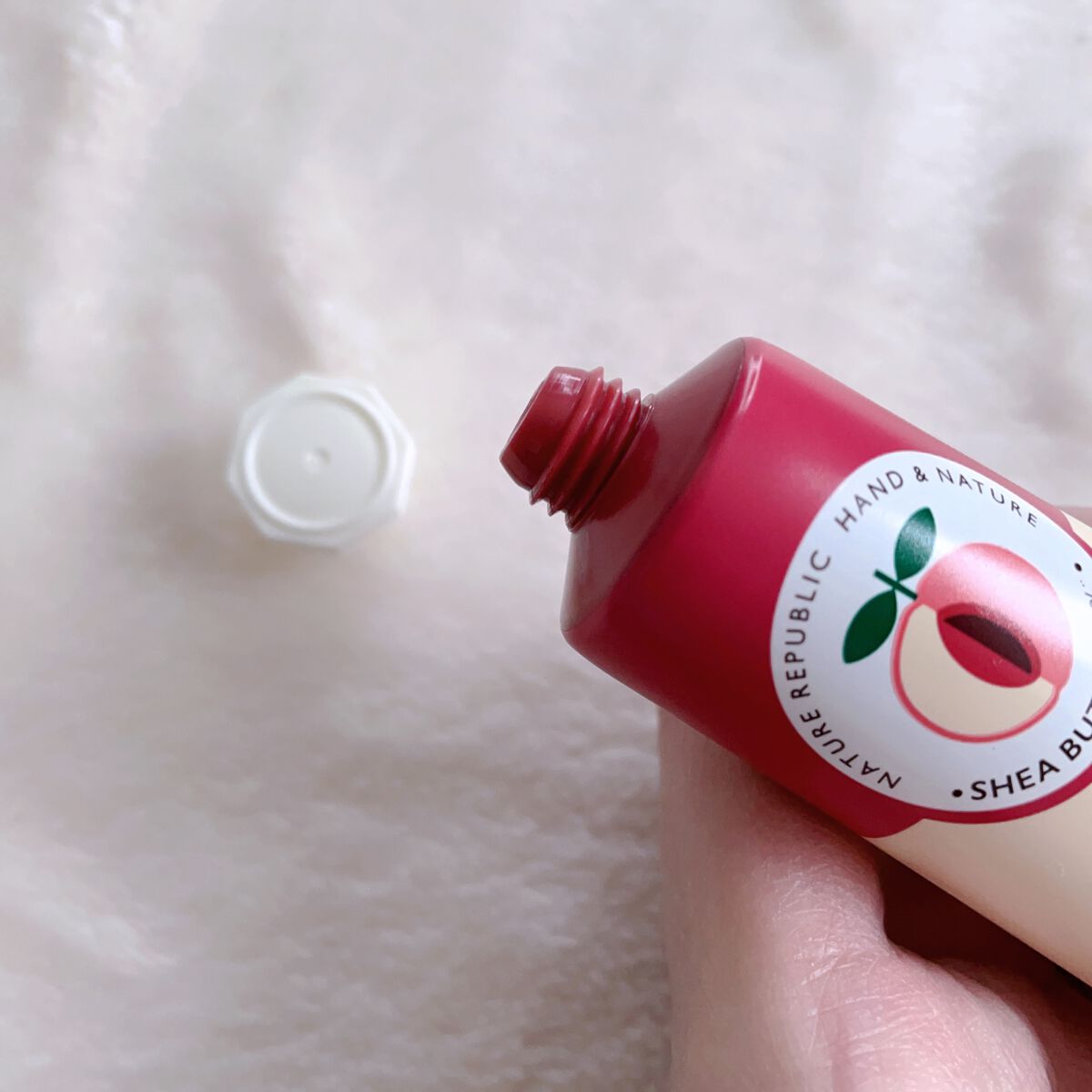 ハンドクリーム(グリーンティー) /ネイチャーリパブリック/ハンドクリームを使ったクチコミ(2枚目)