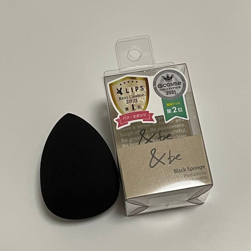 りり on LIPS 「【使った商品】&beスポンジ【商品の特徴】しずく型【使用感】も..」(1枚目)