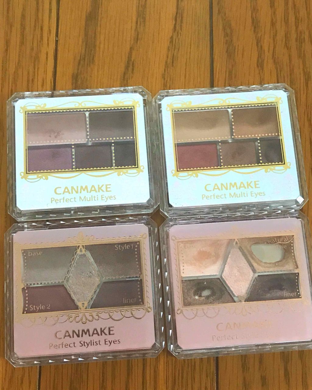【旧品】パーフェクトスタイリストアイズ/キャンメイク/アイシャドウパレットを使ったクチコミ(1枚目)