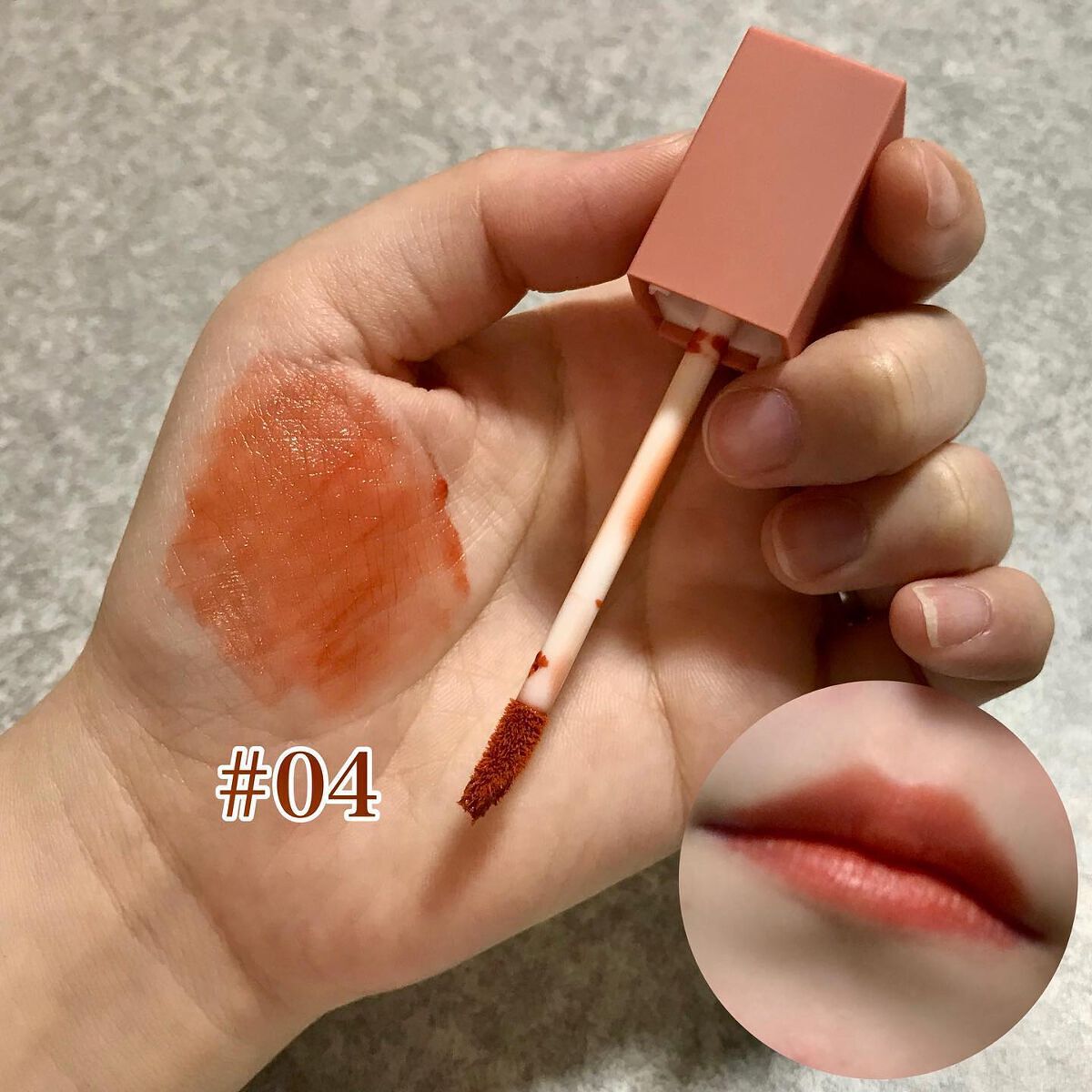 コスメコレクター on LIPS 「✏︎03ブラウン×オレンジ×レッドのパレットでマットとラメのパ..」(4枚目)