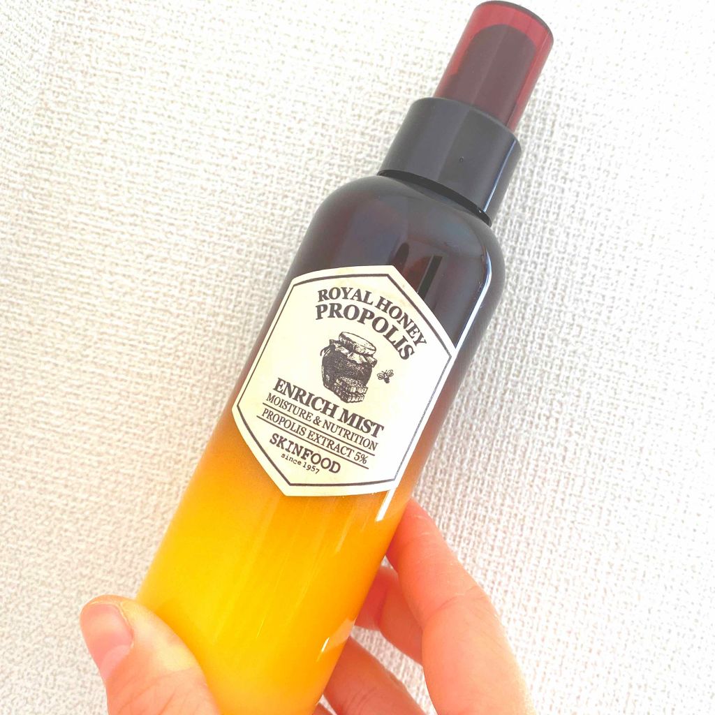 ｶﾖのクチコミ「◎SKINFOOD エンリッチミスト◎

🍯🍯ロイヤルハニープロポリスの、ミスト化粧水です🐝⋆.....」（1枚目）