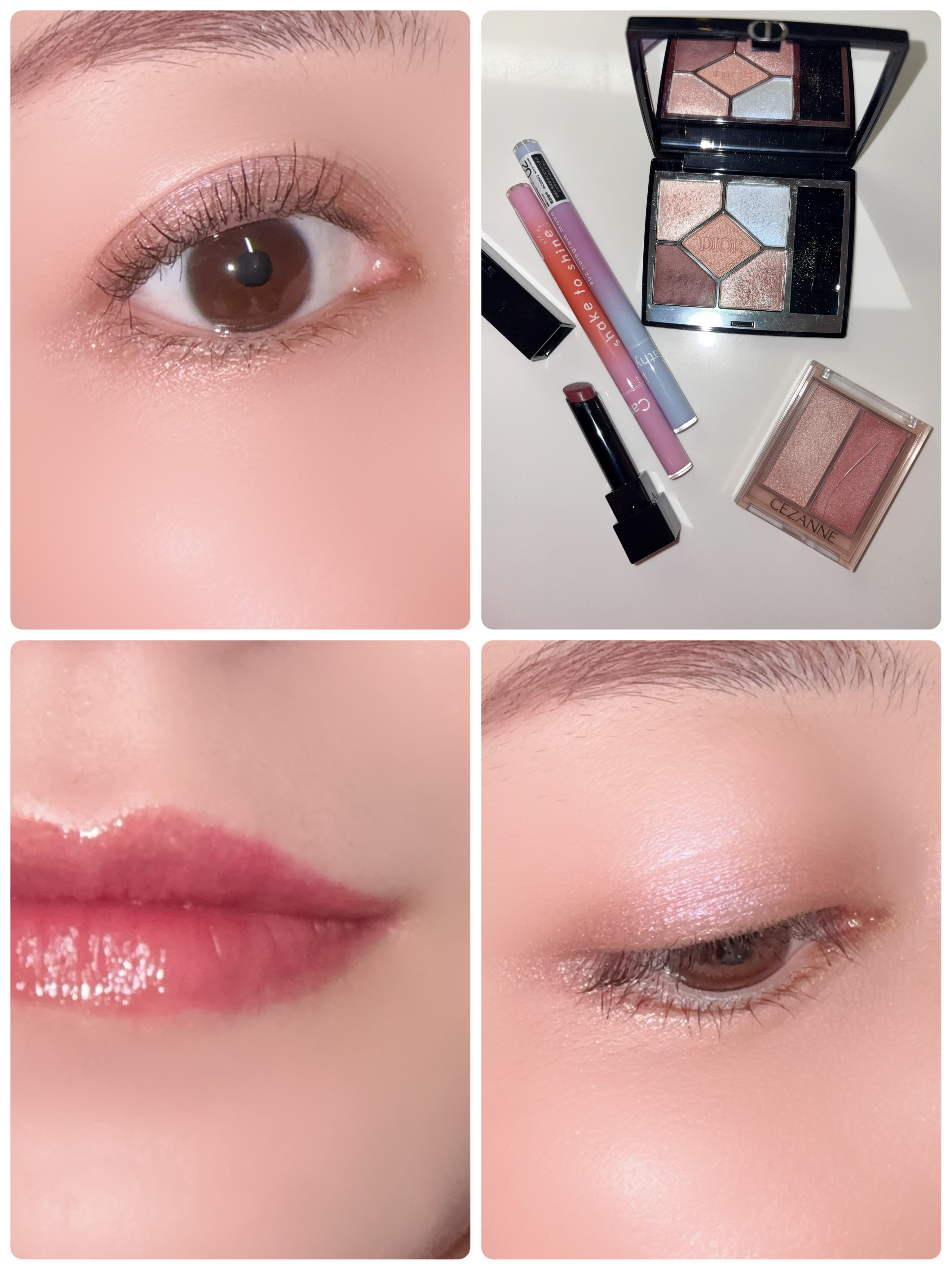 フェイスグロウカラー/CEZANNE/クリームハイライトを使ったクチコミ（1枚目）