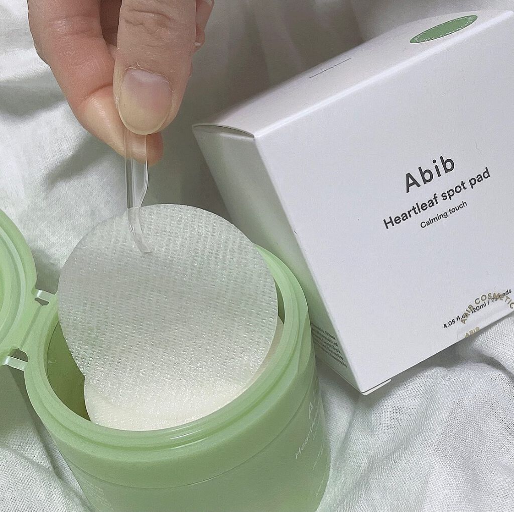 ドクダミカーミングタッチスポットパッド/Abib /トナーパッドを使ったクチコミ（3枚目）