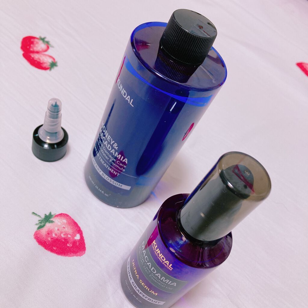 クンダル マカダミア ウルトラヘアセラム /KUNDAL/ヘアオイルを使ったクチコミ(1枚目)