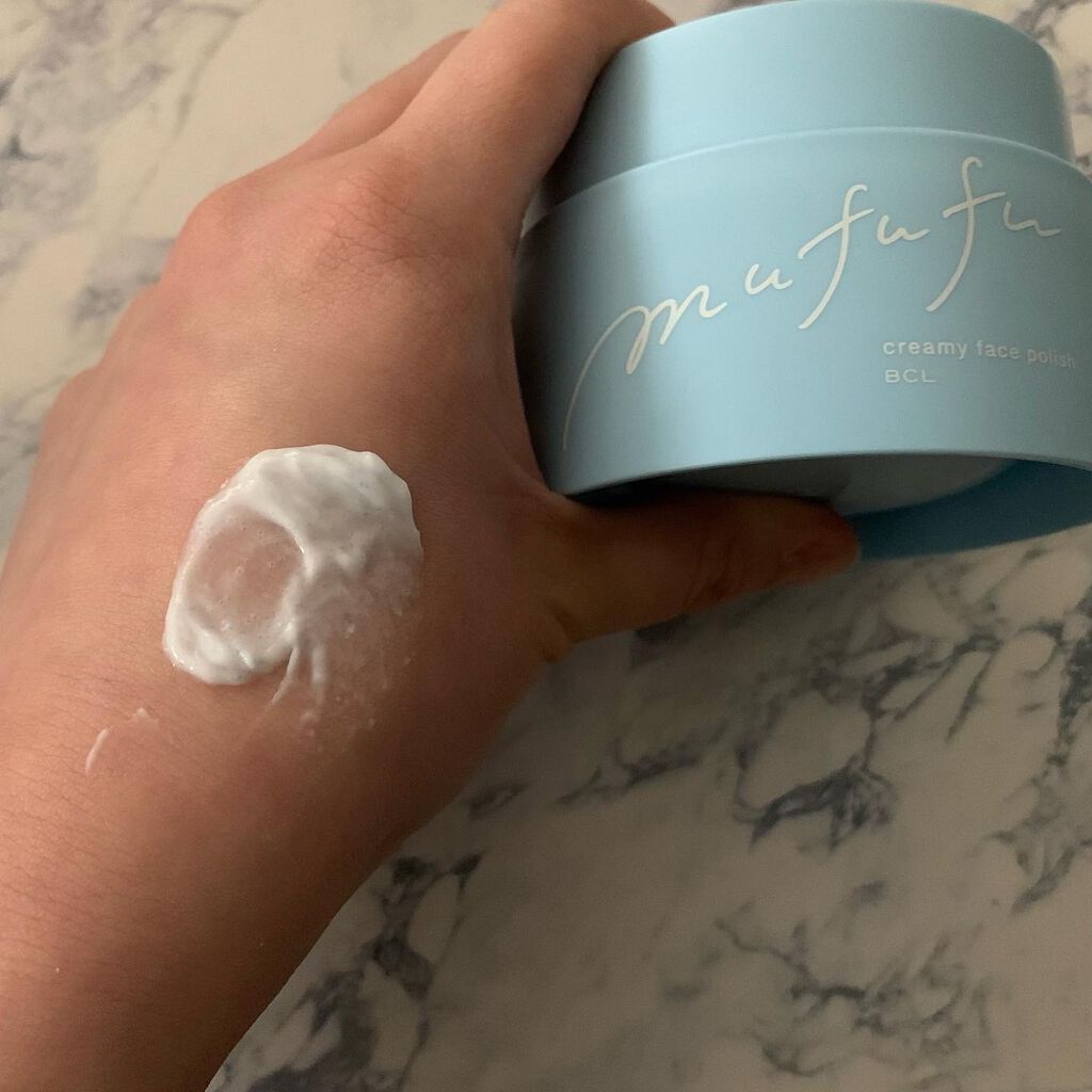 クリーミーフェイスポリッシュ/ムフフ/洗顔フォームを使ったクチコミ(4枚目)
