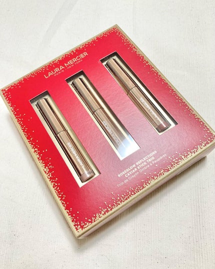 ローズグロウ リフレクションズ キャビアスティック トリオ/ローラ メルシエ/スティックアイシャドウを使ったクチコミ(1枚目)