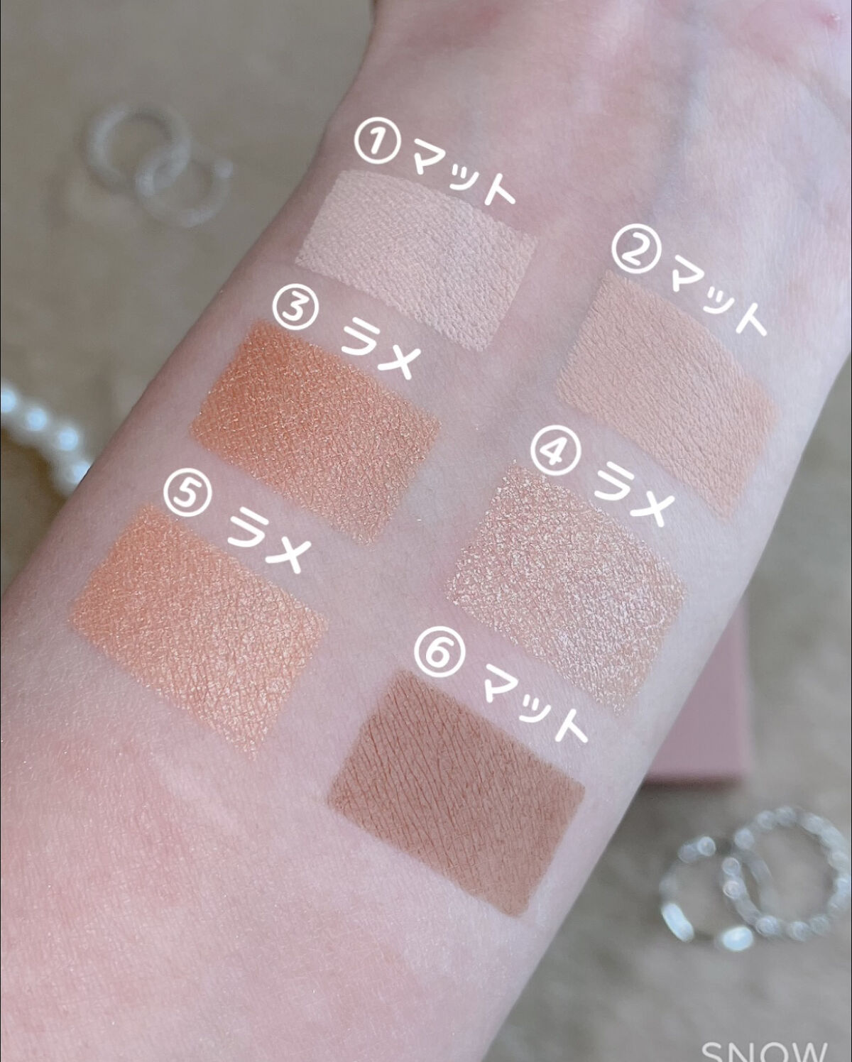 アイカラーパレット/heme/アイシャドウパレットを使ったクチコミ（3枚目）