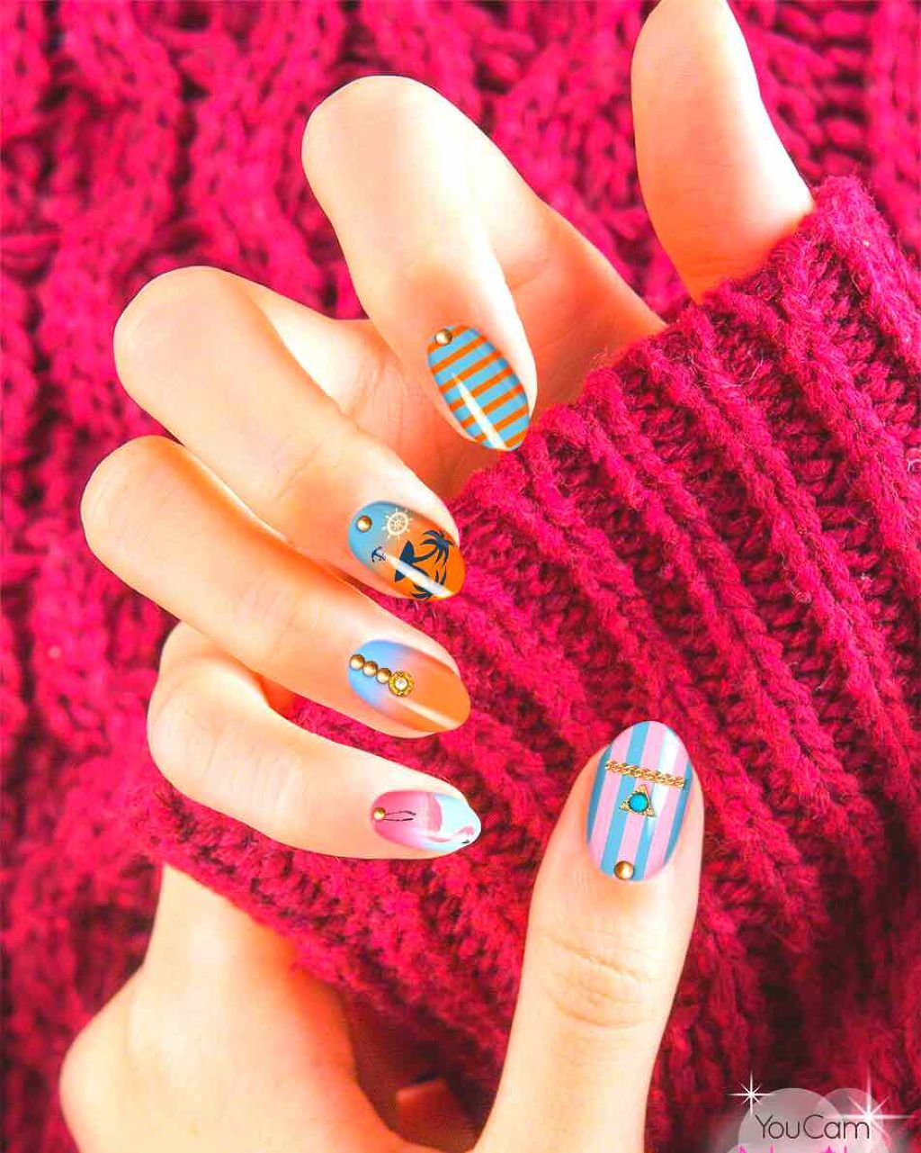 🦄ジョニコ💕 on LIPS 「メイクやネイルのシュミレーターのappです。今回はネイル💅💅💅..」(2枚目)