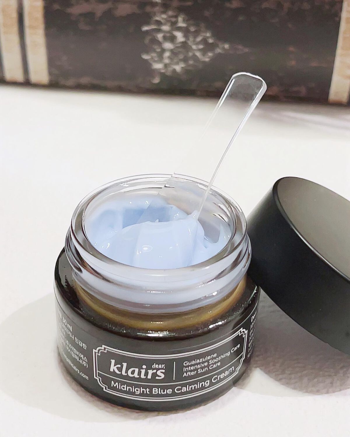 ミッドナイトブルーカーミングクリーム/Klairs/フェイスクリームを使ったクチコミ(2枚目)