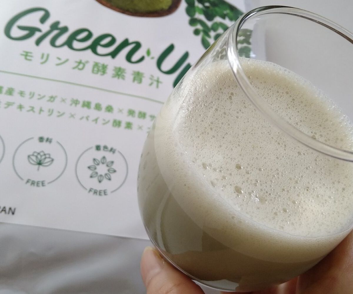 Green Upモリンガ酵素青汁/THE DAYS PRODUCTS/青汁を使ったクチコミ（3枚目）