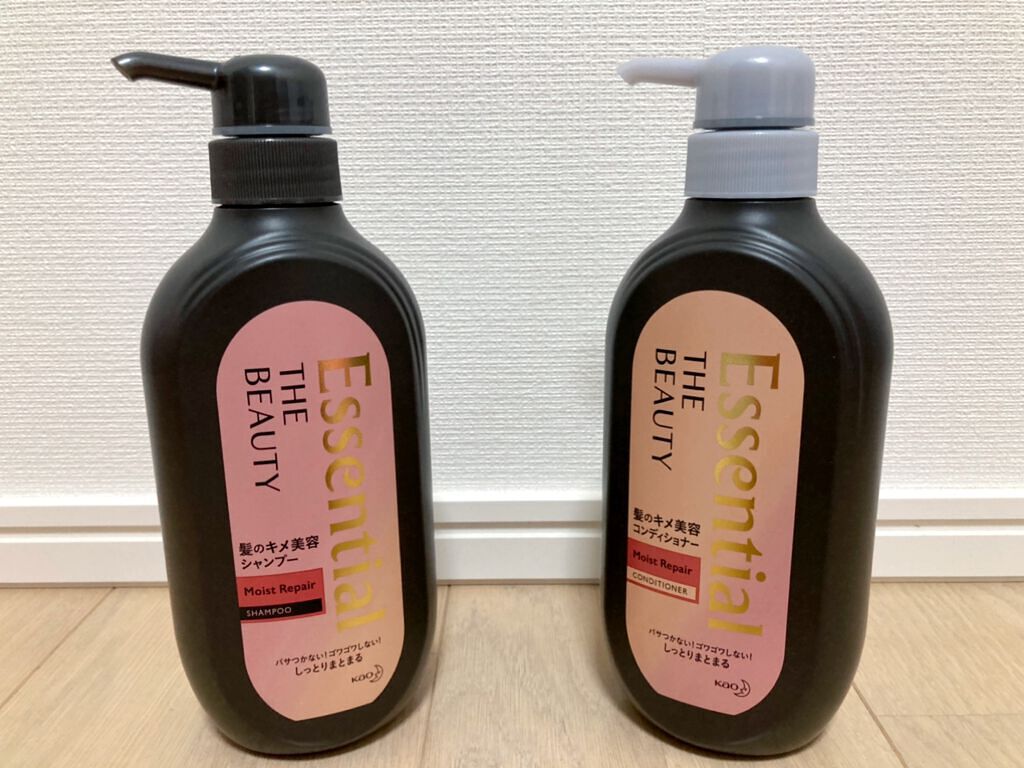 THE BEAUTY 髪のキメ美容シャンプー／コンディショナー＜モイストリペア＞	/エッセンシャル/市販シャンプーを使ったクチコミ（1枚目）
