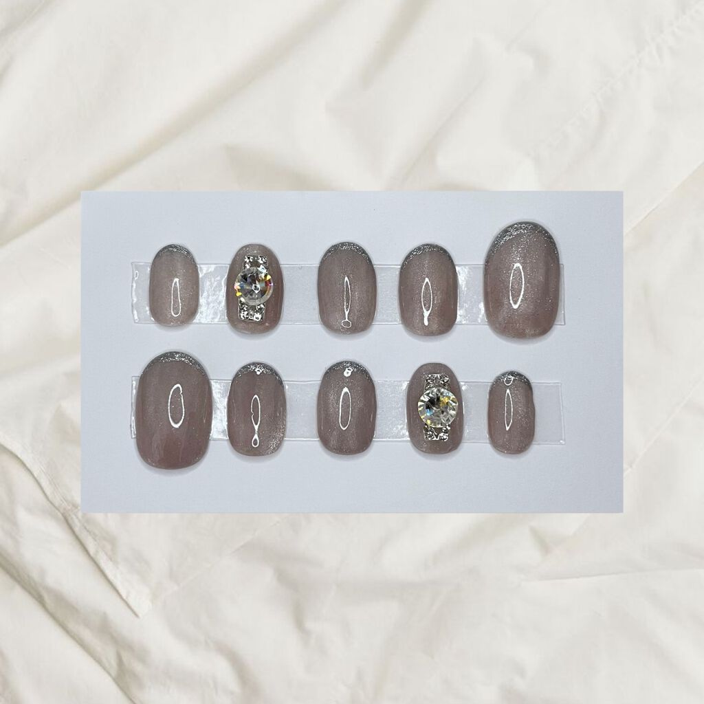 ジェルネイル(ライト対応)/セリア/ジェルネイルを使ったクチコミ(2枚目)