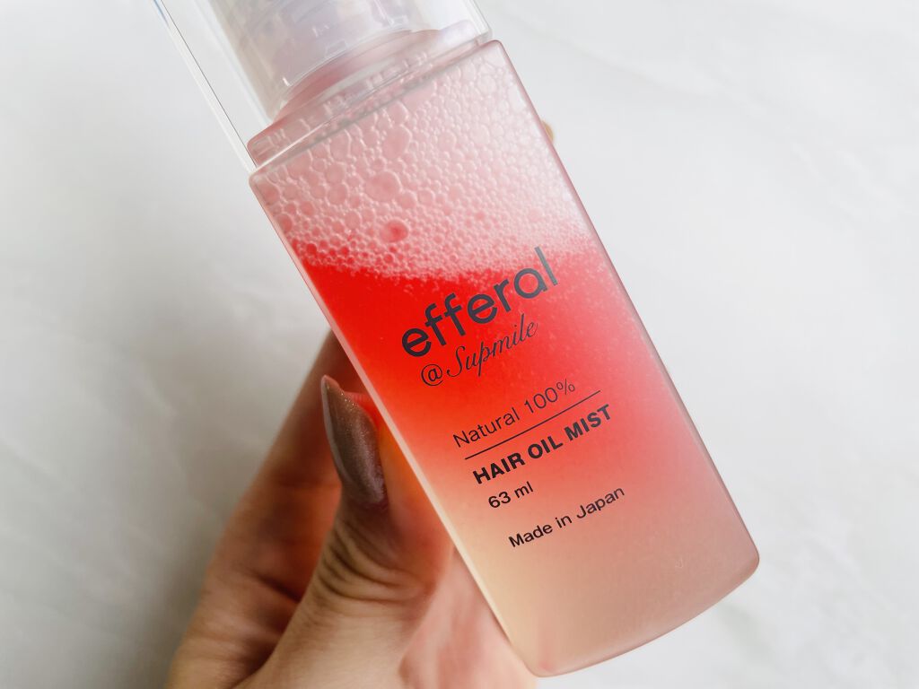 ヘアオイルミスト/efferal/ヘアミストを使ったクチコミ（2枚目）