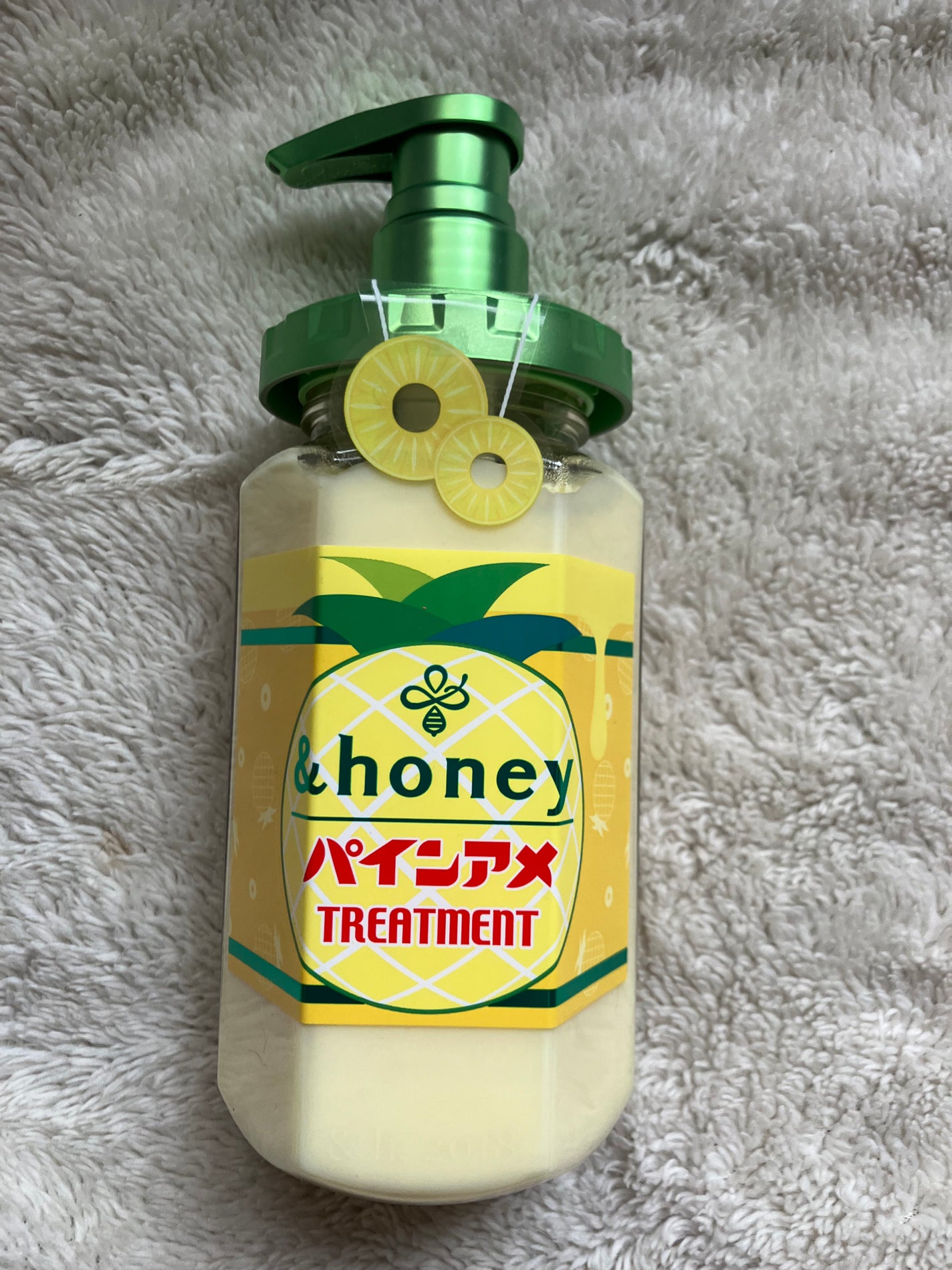 アンドハニー ディープモイスト パインアメ 限定ペアセット/&honey/市販シャンプーを使ったクチコミ(3枚目)