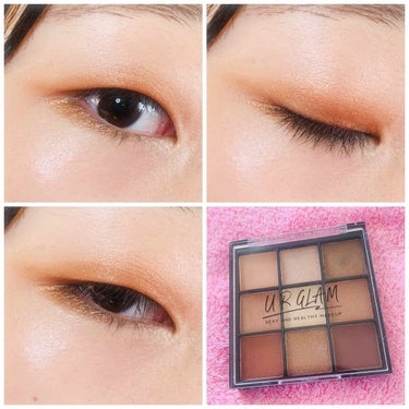 UR GLAM　BLOOMING EYE COLOR PALETTE/U R GLAM/アイシャドウパレットを使ったクチコミ（2枚目）