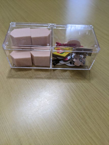 フタ付きクリアケース/DAISO/その他を使ったクチコミ(1枚目)