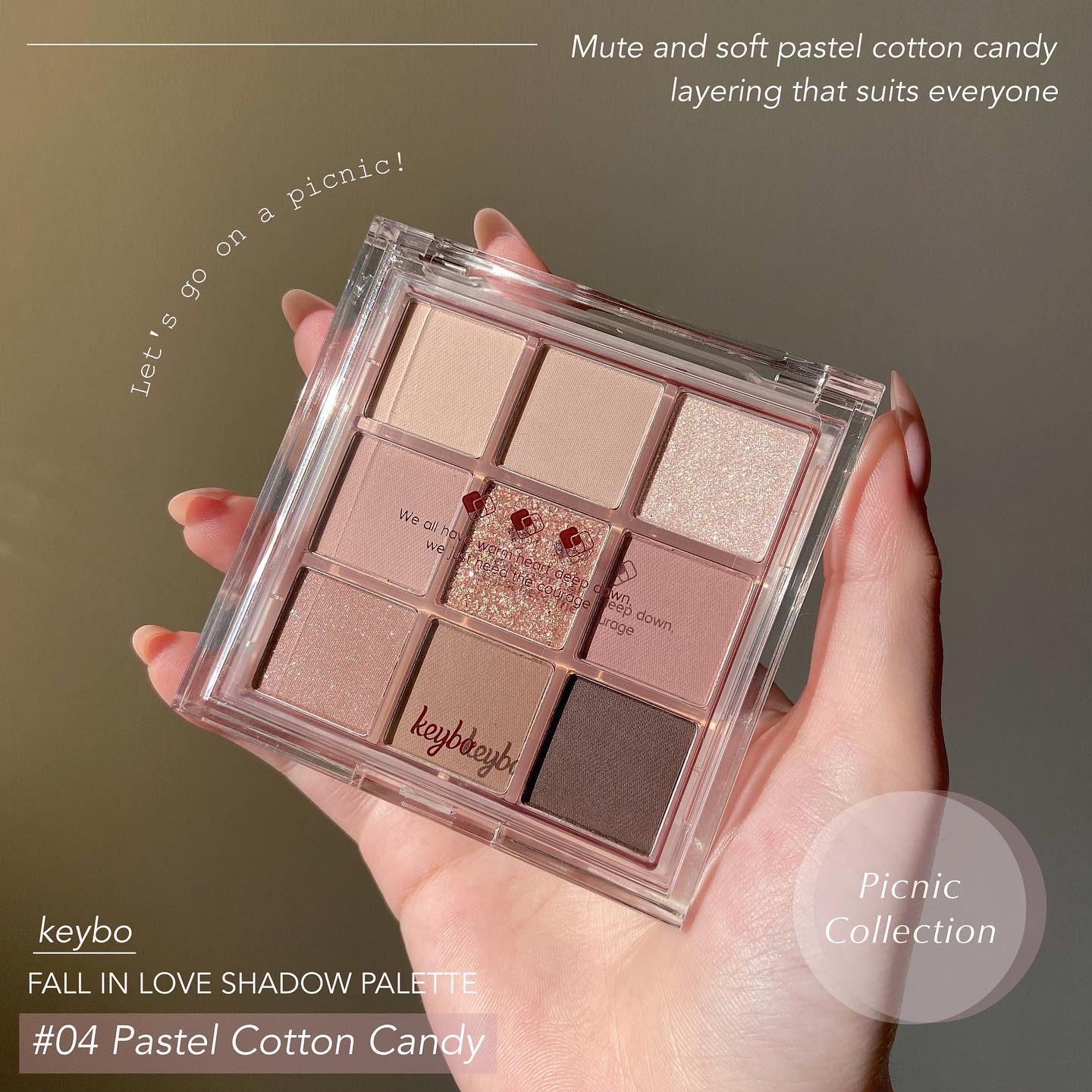 KEYBO FALL IN LOVE SHADOW PALETTE/keybo/アイシャドウパレットを使ったクチコミ（2枚目）